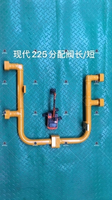 Hyundai R225 Bagger Hydraulisches Eisenölrohr Mittlerer Arm Eisenöl-Eingangsrohr Staubfrei