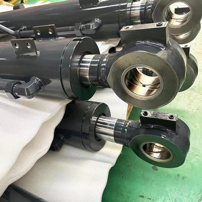 Spezialisierte Bagger Hydraulikzylinder Edelstahl Kolbenölzylinder Montage